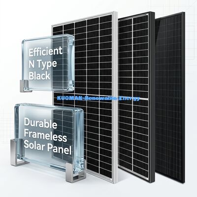 500W-600W %22 Verimlilik ve IP65 Hava Koşullarına Dayanıklılık ile Endüstriyel Güç Üretimi için Güneş Paneli