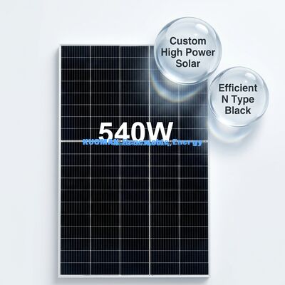 Endüstriyel kullanım için %22 verimlilik ve IP65 hava koşullarına dirençli 500W-600W güneş paneli