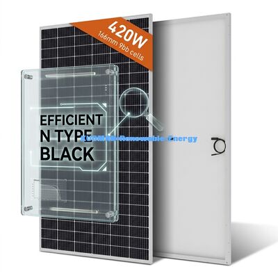 300W-400W Monokristal Güneş Paneli, Yüksek Verimlilik İçin Eloksallı Alüminyum Çerçeveli