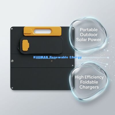 IBC Güneş Teknolojisi ile 100W Katlanabilir Güneş Şarj cihazı