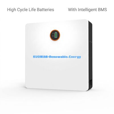 10 yıllık garanti ve ev enerjisi için gerçek zamanlı izleme ile süper ince 48V 100Ah lityum iyon batarya depolama