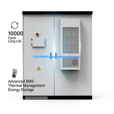 Ofis binaları için 10.000 döngüye sahip 215KWh 768V ticari enerji depolama sistemi