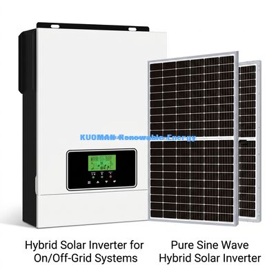 80A MPPT Solar Şarj Cihazı Uygulama Kontrollü ve Saf Sinüs Dalgası Çıkışlı 24V Şebekeden Bağımsız Güç İnvertörü Ev Tipi Güneş Sistemleri İçin