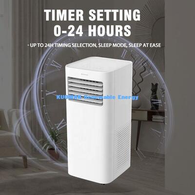 Mobil Klima 5000 BTU: Kolay Hareket 24HR Zamanlayıcı ve 3 Hız Ayarları için Caster Wheels