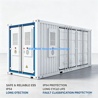 Konteynerli ESSC0500A-1106 Enerji Depolama Dolabı -30°C~55°C Geniş Sıcaklık Endüstriyel Akü Depolama Sistemi