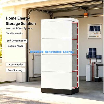 10-Year Warranty Expandable 48V LiFePO4 Stack Battery For Residential Solar Energy Backup