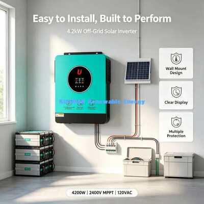 BSSI-V-GN4200 4200W Hibrit Güneş Değiştiricisi Şebeke dışı ve Şebeke Bağlantısı Çift Modu