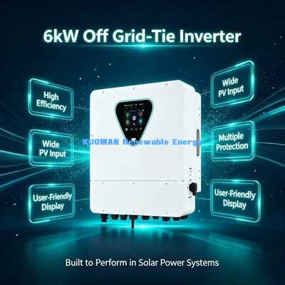 6KW 2 MPPT Güneş Hibrit İnvertör Akım Trafosu WiFi Uzaktan İzleme