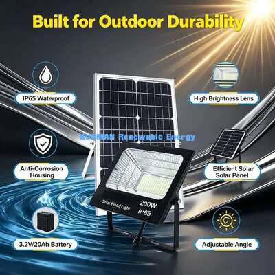Villa Avlu Yolu Dış Işıklandırması için Ticari Sınıflı Güneş Işıkları