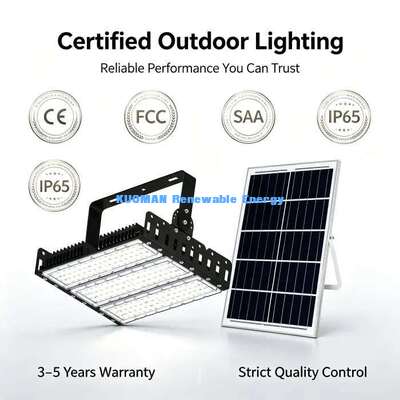 Yüksek verimlilik 120lm / W 200W Güneş LED Sel Işığı 24000Lumen Bahçe Spor Alanı Sel Işığı