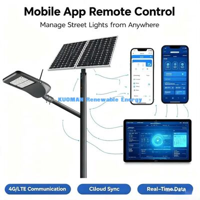 Uzaktan Kumandalı Akıllı Sokak Lambası | Wifi / 4G Opsiyonel, Dayanıklı Dış Mekan Otoyol Aydınlatması