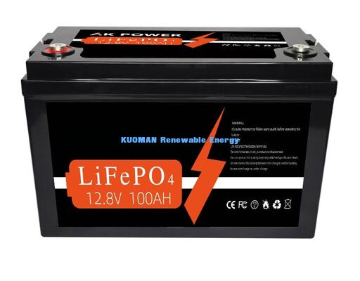 Enerji Depolama ve Golf Arabası Gücü İçin 8000 Döngü Ömrüne Sahip 12V 100Ah 1280Wh Lityum Derin Döngü Batarya
