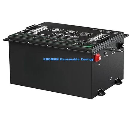 KM 36V -50-150Ah Özel Golf Arabası LiFePO4 Pil 8000 Dönem