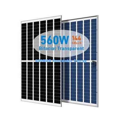 540W 550W Mono Perc Güneş Paneli, %22 Verimlilik ve Çerçevesiz Cam Tasarım