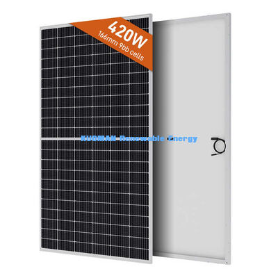 300W-400W Monokristal Güneş Paneli, Yüksek Verimlilik İçin Eloksallı Alüminyum Çerçeveli