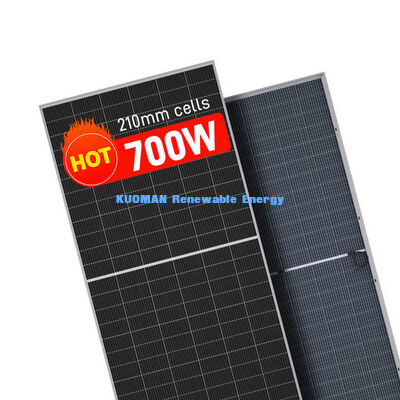 700W Monocrystalline Güneş Paneli IP65 Hava Duruma Dirençli PV Modülü 1722x1134x30mm