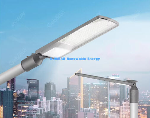50W-200W Güneş Enerjili LED Sokak Lambası Dış Mekan IP66 Su Geçirmez, Otoparklar ve Otoyollar İçin 50000 Saat Ömürlü