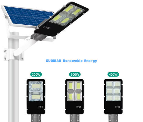 200W Güneş Enerjili Sokak Lambası, Pro MPPT ve IP65 Su Geçirmez Özellikli, Dış Mekan Yol ve Bahçe Aydınlatması İçin