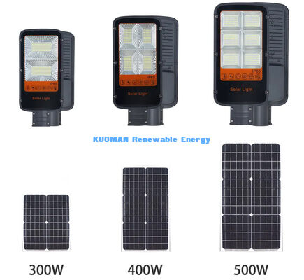 Yüksek Parlaklıklı 180LM/W LED Güneş Sokak Işığı Monokristal Panel & IP65 Su geçirmez Rating