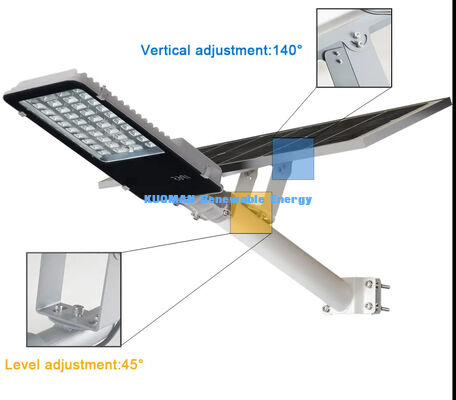 IP65 Su Geçirmez Güneş Enerjili LED Sokak Lambası 100-500W, Bahçe ve Yol Aydınlatması İçin 2700-6000K CCT Özelleştirilebilir