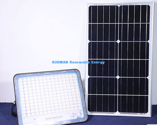 IP65 Su geçirmez 15000LM Dış Güvenlik için Hareket Sensörü ile Yüksek Lumen Güneş Fırtına Işığı
