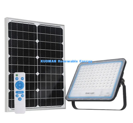 IP65 Su geçirmez 15000LM Dış Güvenlik için Hareket Sensörü ile Yüksek Lumen Güneş Fırtına Işığı