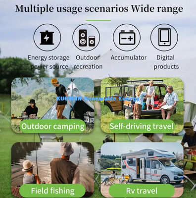 Taşınabilir 480W Güneş Enerjili Katlanabilir Kamp Sürdürülebilir Enerji Paneli Güneş şarj güç istasyonu