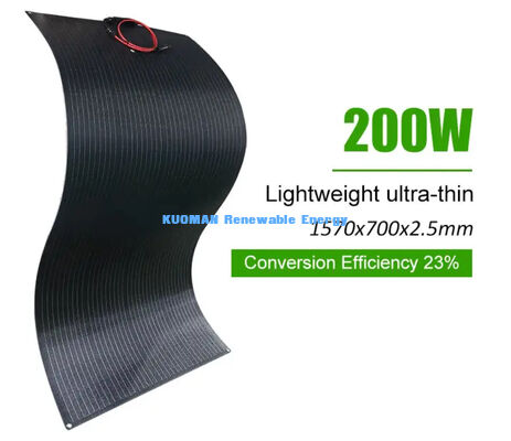 Durable 200W Flexible Solar Panel for Off-Grid Living