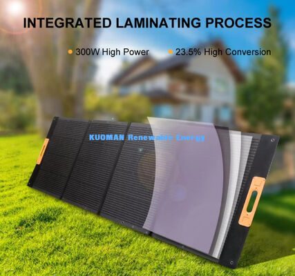 Çoklu Portlu Güneş Şarj cihazı 300W 100% Yeşil Güneş Enerjisi Eğilebilir Katlanabilir Taşınabilir Güneş Paneli