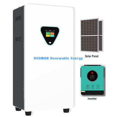 51.2V 300Ah Solar Hybrid LiFePO4 Batarya Sistemi, Şebeke dışı ev acil güçleri için 6000 döngüsü ile
