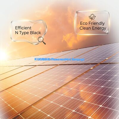 IP68 Junction Boxlu N Tipi Monokristal Güneş Paneli 410W-430W, Özelleştirilmiş Güç Sistemleri İçin