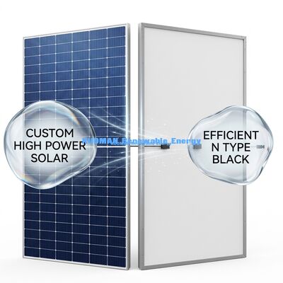 500W-600W %22 Verimlilik ve IP65 Hava Koşullarına Dayanıklılık ile Endüstriyel Güç Üretimi için Güneş Paneli