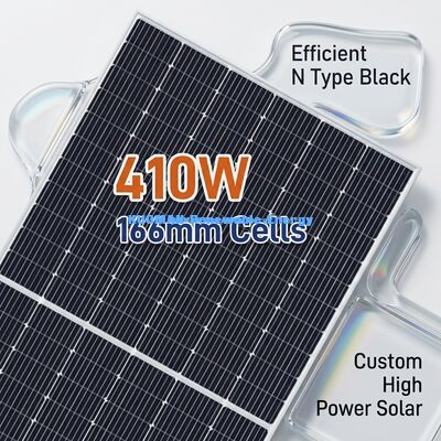 300W-400W Monokristal Güneş Paneli, Yüksek Verimlilik İçin Eloksallı Alüminyum Çerçeveli