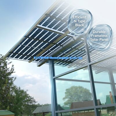 540W 550W Mono Perc Güneş Paneli, %22 Verimlilik ve Çerçevesiz Cam Tasarım