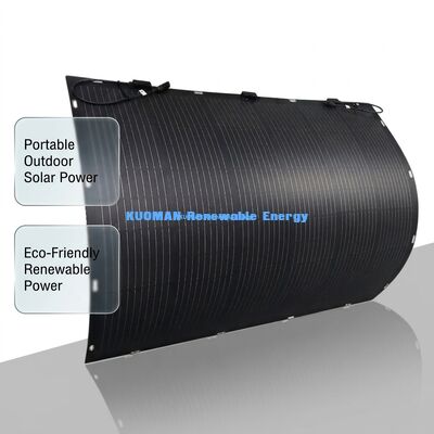 Çatı RV Marine için IP68 Su geçirmez ve 360 Derece Eğilebilir 800W Esnek Güneş Paneli