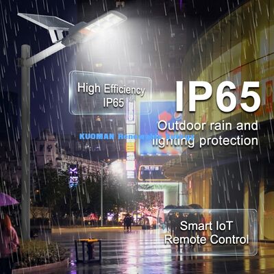 Yüksek Parlaklıklı 180LM/W LED Güneş Sokak Işığı Monokristal Panel & IP65 Su geçirmez Rating