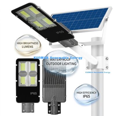 200W Güneş Enerjili Sokak Lambası, Pro MPPT ve IP65 Su Geçirmez Özellikli, Dış Mekan Yol ve Bahçe Aydınlatması İçin
