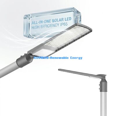 50W-200W Güneş Enerjili LED Sokak Lambası Dış Mekan IP66 Su Geçirmez, Otoparklar ve Otoyollar İçin 50000 Saat Ömürlü