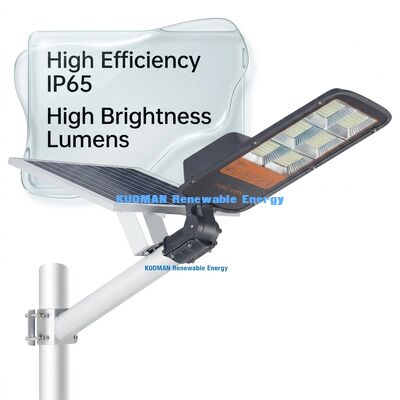 Yüksek Parlaklıklı 180LM/W LED Güneş Sokak Işığı Monokristal Panel & IP65 Su geçirmez Rating
