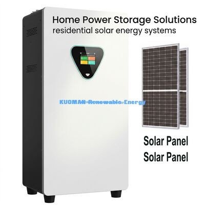 51.2V 300Ah Güneş Hibrit LiFePO4 Pil Sistemi, 6000 Döngü ile Şebekeden Bağımsız Ev Enerji Depolama