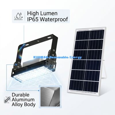 IP65 Su Geçirmez, Uzaktan Kumandalı Seçenekli, Endüstriyel Kullanım İçin Yüksek Lümen Çıkışlı LED Güneş Enerjili Projektör
