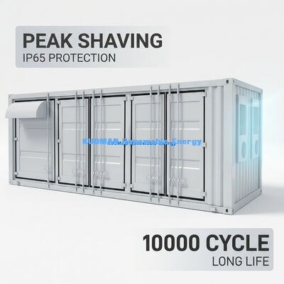 Endüstriyel Pil Depolama için Gelişmiş BMS ve Isı Yönetimi ile IP54 Dereceli Ticari ESS