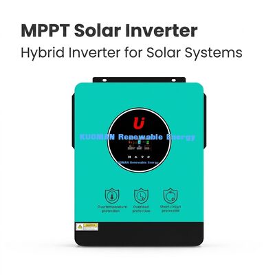 Ev Güneş Enerjisi Sistemleri için WiFi İzleme ve Paralel Çalışma ile BSR IP65 6KW Hibrit Inverter