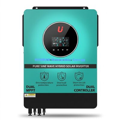 Ev ve ticari kullanım için %98 verimlilik ve üç kat koruma ile 10KW hibrit güneş inverteri