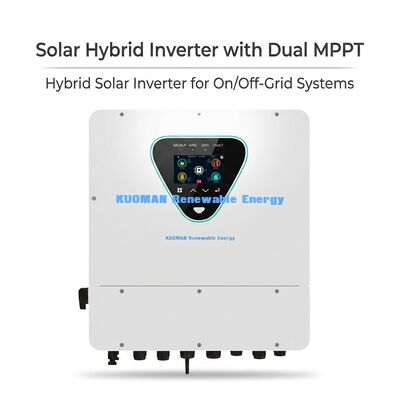 Ev ve ticari kullanım için çift MPPT ve IP65 derecelendirme ile 6KW Güneş Hibrit Inverter