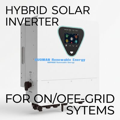 Ev ve ticari kullanım için IP65 derecesi ve paralel çalışma ile BSR 6KW hibrit güneş inverteri