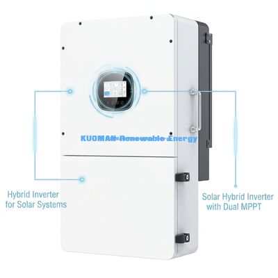 BSR Serisi 36kW Yüksek PV Giriş Üç Fazlı Lityum Pil ve IP65 Korumasıyla Hibrit Güneş Invertörü