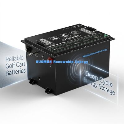 36V LiFePO4 Golf Arabası Bataryası 8000 Dönem, 50Ah-150Ah Kapasite ve Kompakt 385*338*245mm Boyutlar