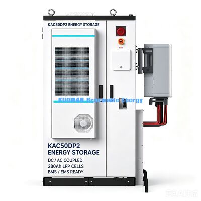 107.52kWh'lık Tek İçinde Tek Ticari Enerji Depolama Sistemi. 50kW'lık Hibrit Güneş Enerjisi Sistemi.