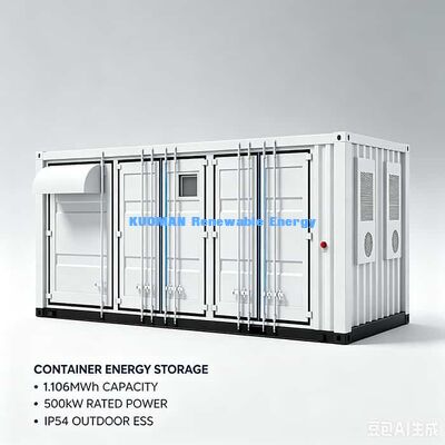 Aşırı sıcaklığa dayanıklı ticari konteyner enerji depolama sistemi -30 ila 55 santigrat elektrik depolama